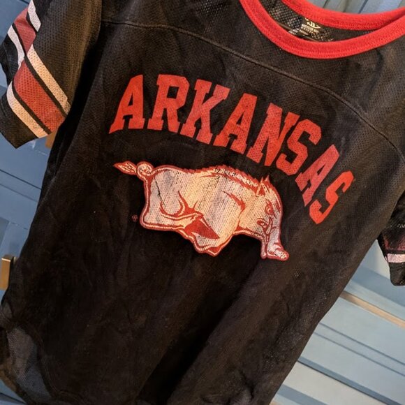 J29 RECYCLED KARMA Razorbacks Jersey - Picture 2 of 6